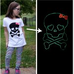 DIY Glow in the Dark Halloween Outfit - Sugar Bee Crafts